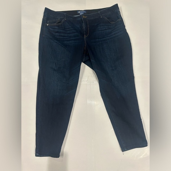 Democracy Ab Solution Skinny Jeans Women’s 24W Dark Wash - Picture 1 of 10